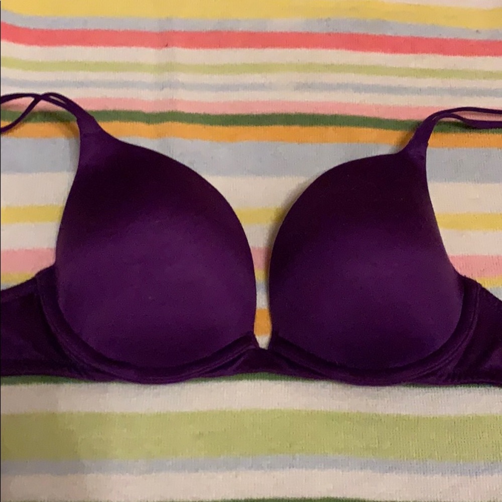 VS “Very Sexy” purple padded push-up bra.